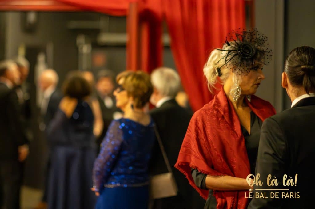 Elegant people at gala event